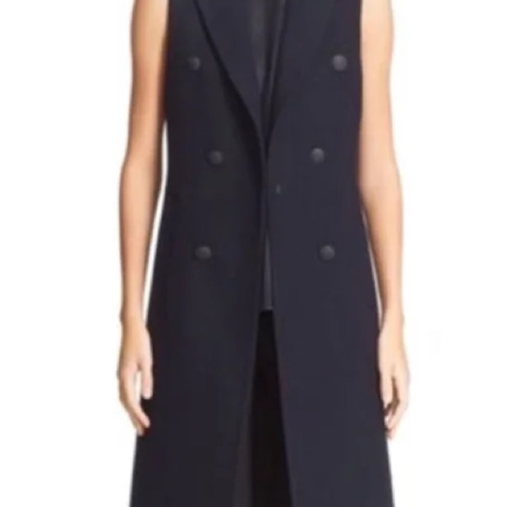 Rag & Bone Faye Navy Blue Wool Blend Vest Size Small/Medium 6